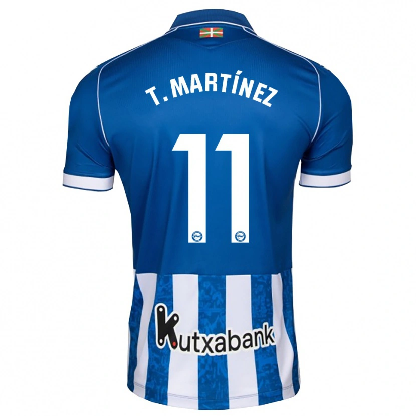 Danxen Heren Toni Martínez #11 Blauw Wit Zwart Thuisshirt Thuistenue 2026/27 T-Shirt België
