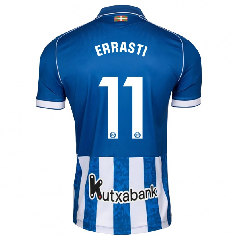 Danxen Heren Elene Errasti #11 Blauw Wit Zwart Thuisshirt Thuistenue 2026/27 T-Shirt België