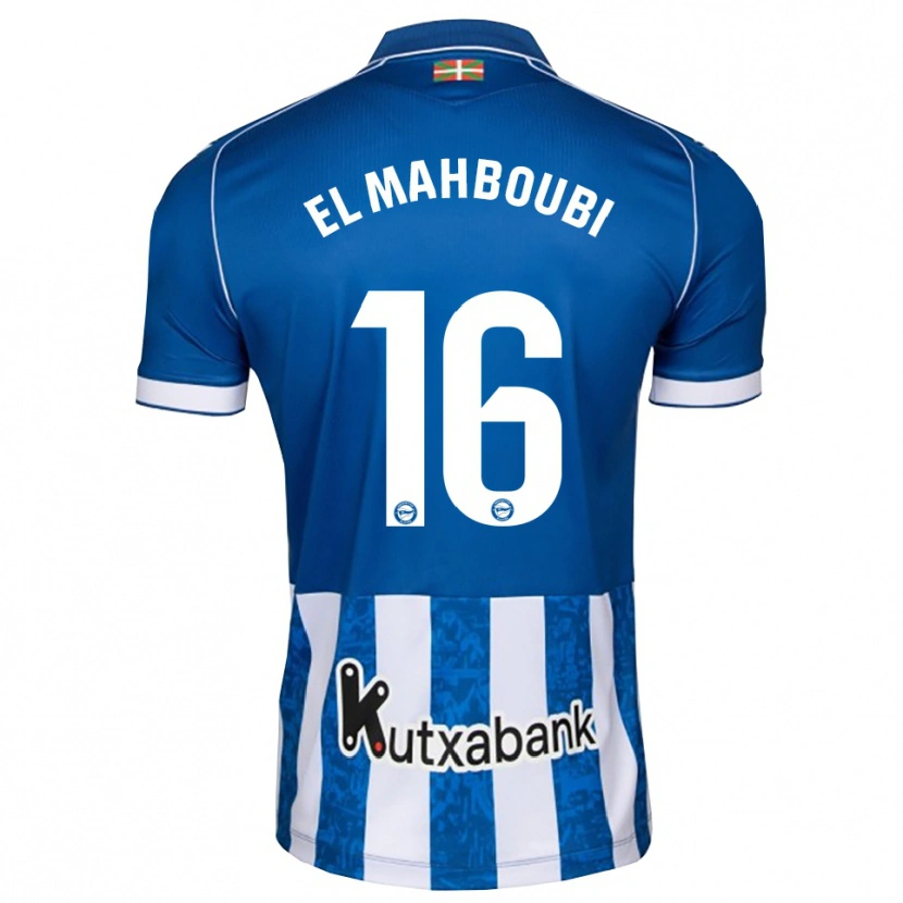 Danxen Heren Sami El Mahboubi #16 Blauw Wit Zwart Thuisshirt Thuistenue 2026/27 T-Shirt België