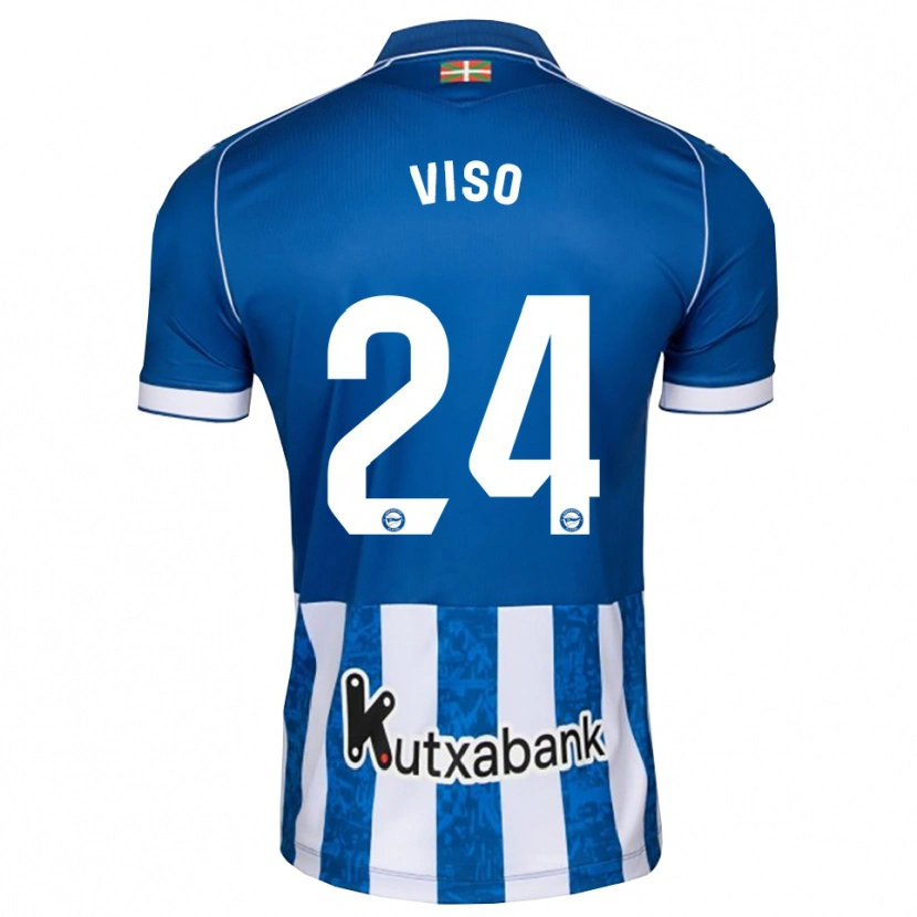 Danxen Heren Carlo Viso #24 Blauw Wit Zwart Thuisshirt Thuistenue 2026/27 T-Shirt België