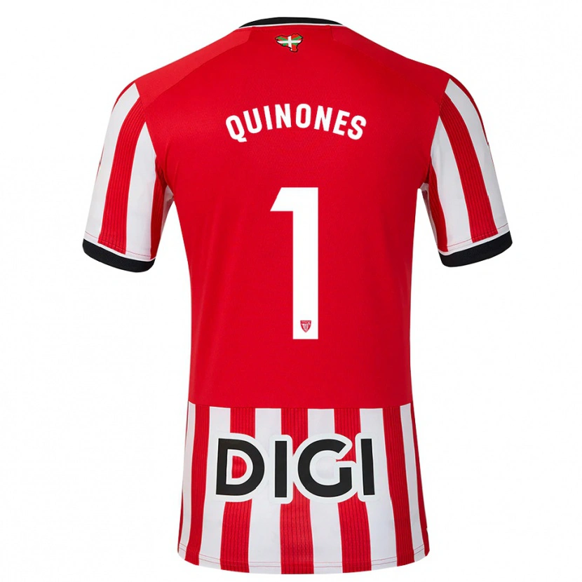 Danxen Heren Mariasun Quiñones #1 Rood Zwart Wit Thuisshirt Thuistenue 2026/27 T-Shirt België