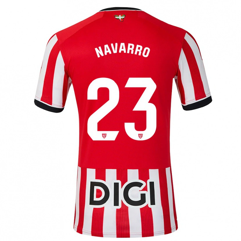 Danxen Heren Robert Navarro #23 Rood Zwart Wit Thuisshirt Thuistenue 2026/27 T-Shirt België