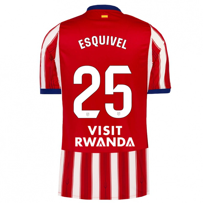 Danxen Heren Salvi Esquivel #25 Koninklijk Blauw Rood Wit Thuisshirt Thuistenue 2026/27 T-Shirt België