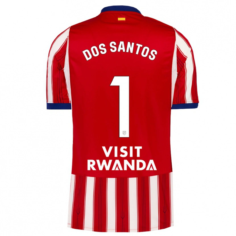 Danxen Heren Alex Dos Santos #1 Koninklijk Blauw Rood Wit Thuisshirt Thuistenue 2026/27 T-Shirt België