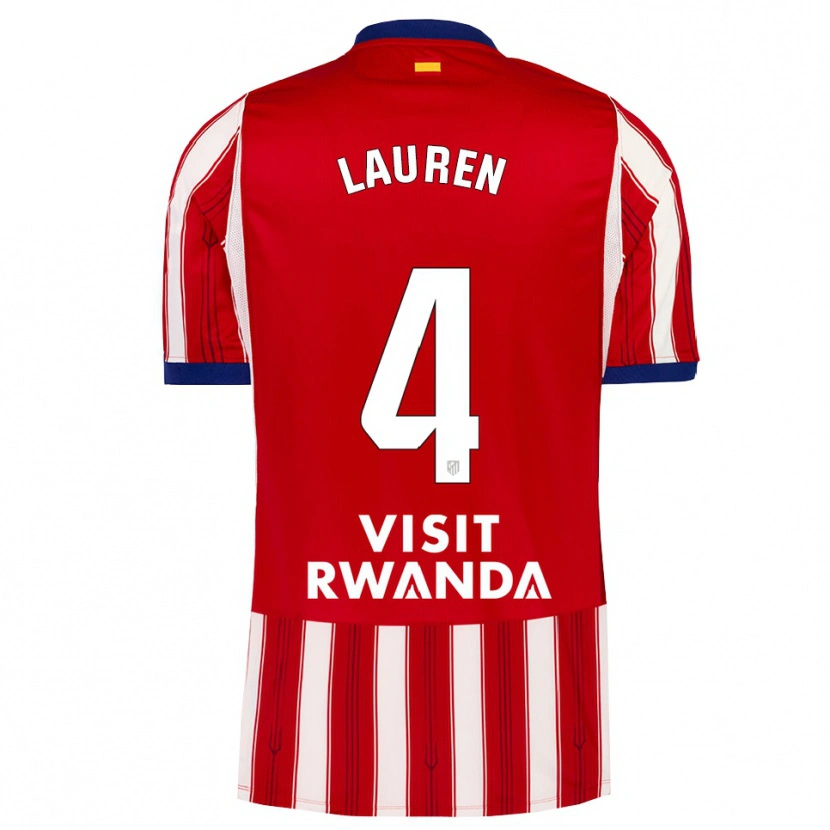 Danxen Heren Lauren Eduarda Leal Costa #4 Koninklijk Blauw Rood Wit Thuisshirt Thuistenue 2026/27 T-Shirt België