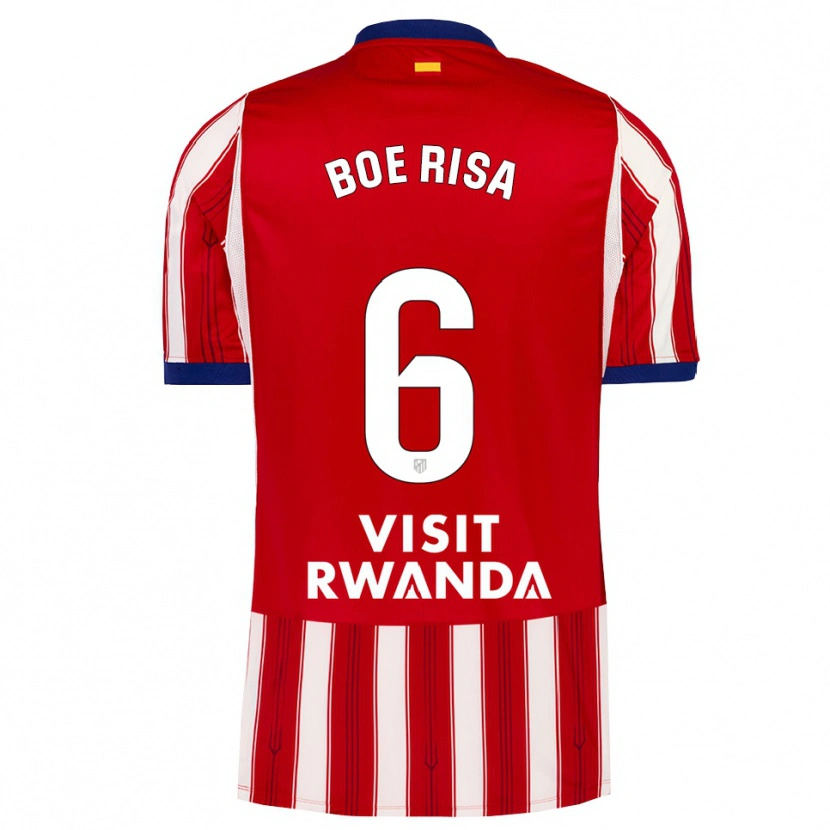 Danxen Heren Vilde Bøe Risa #6 Koninklijk Blauw Rood Wit Thuisshirt Thuistenue 2026/27 T-Shirt België