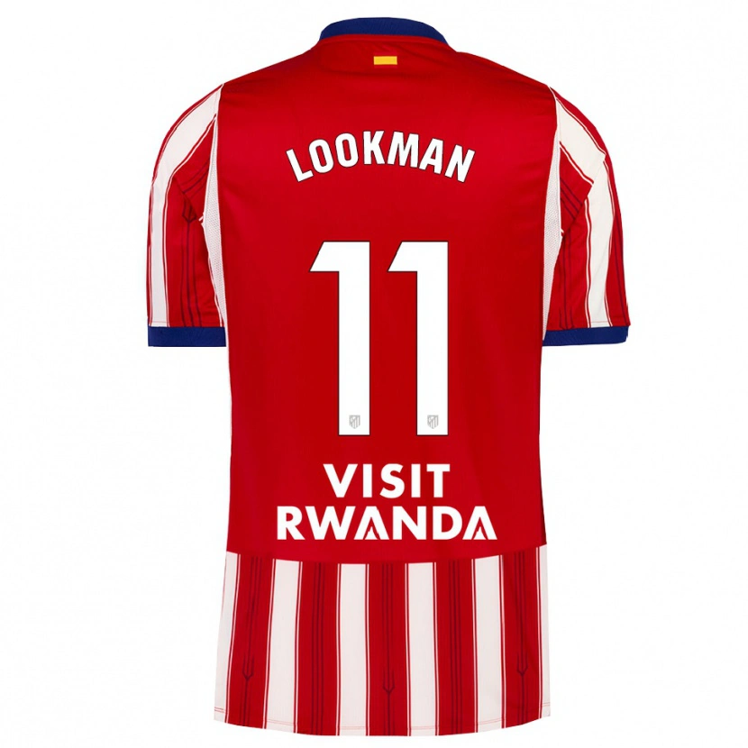 Danxen Heren Ademola Lookman #11 Koninklijk Blauw Rood Wit Thuisshirt Thuistenue 2026/27 T-Shirt België