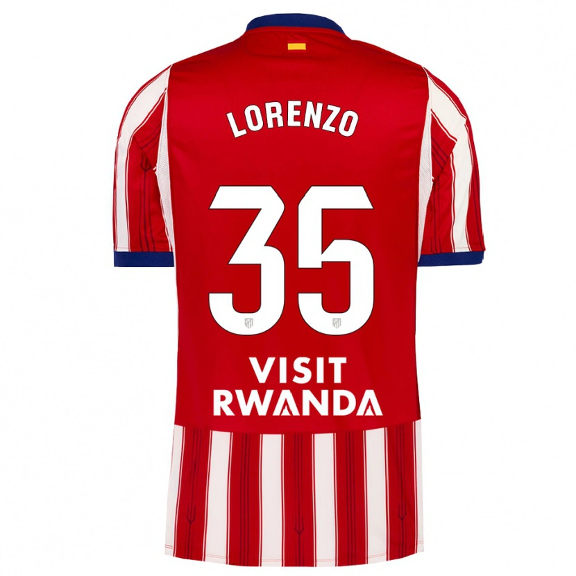 Danxen Heren Diego Lorenzo #35 Koninklijk Blauw Rood Wit Thuisshirt Thuistenue 2026/27 T-Shirt België