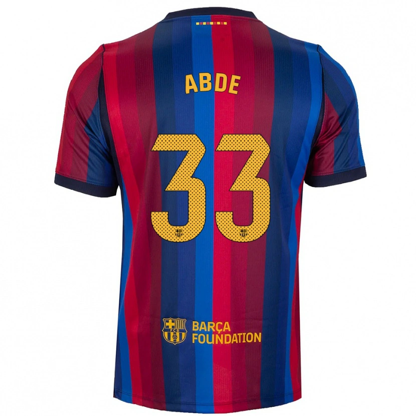 Danxen Heren Ez Abde #33 Koninklijk Blauw Rood Geel Thuisshirt Thuistenue 2026/27 T-Shirt België