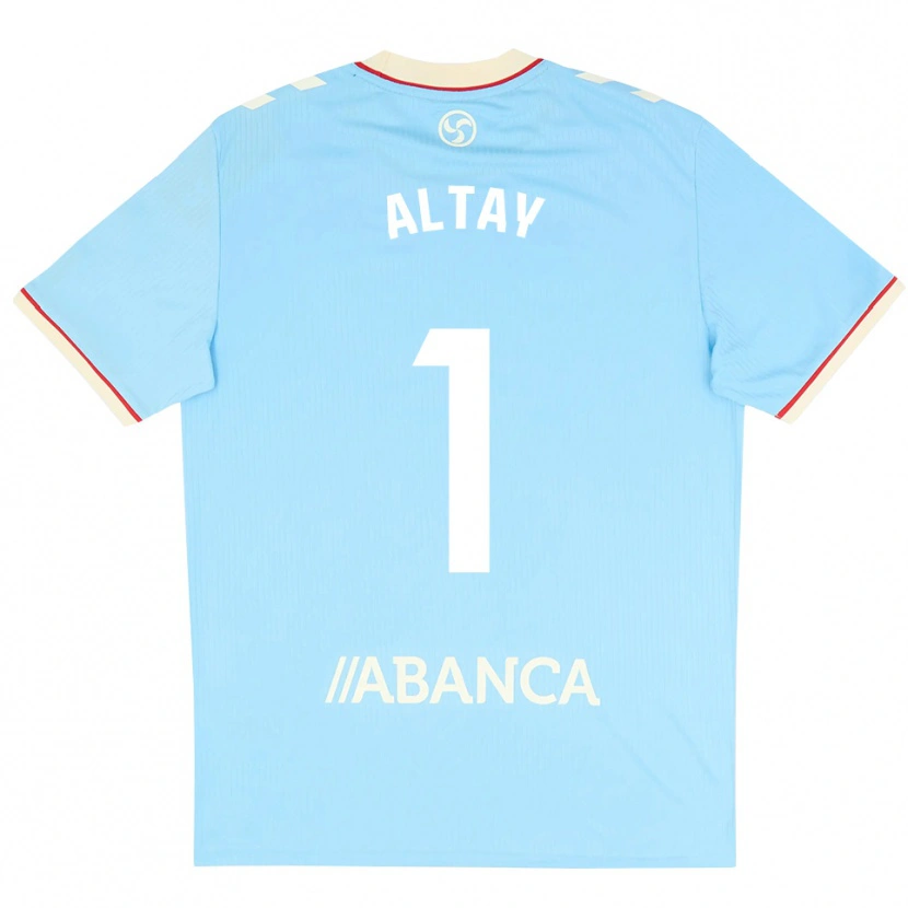 Danxen Heren Altay Bayındır #1 Hemelsblauw Wit Rood Thuisshirt Thuistenue 2026/27 T-Shirt België