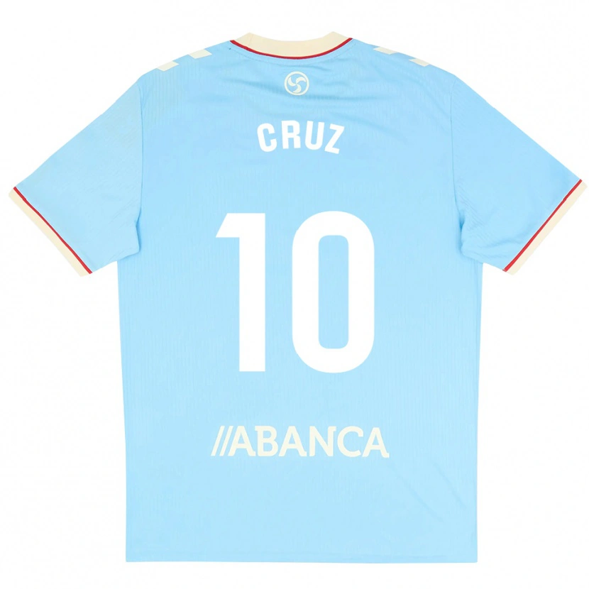 Danxen Heren Tati Cruz #10 Hemelsblauw Wit Rood Thuisshirt Thuistenue 2026/27 T-Shirt België