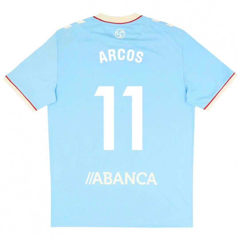 Danxen Heren Ángel Arcos #11 Hemelsblauw Wit Rood Thuisshirt Thuistenue 2026/27 T-Shirt België