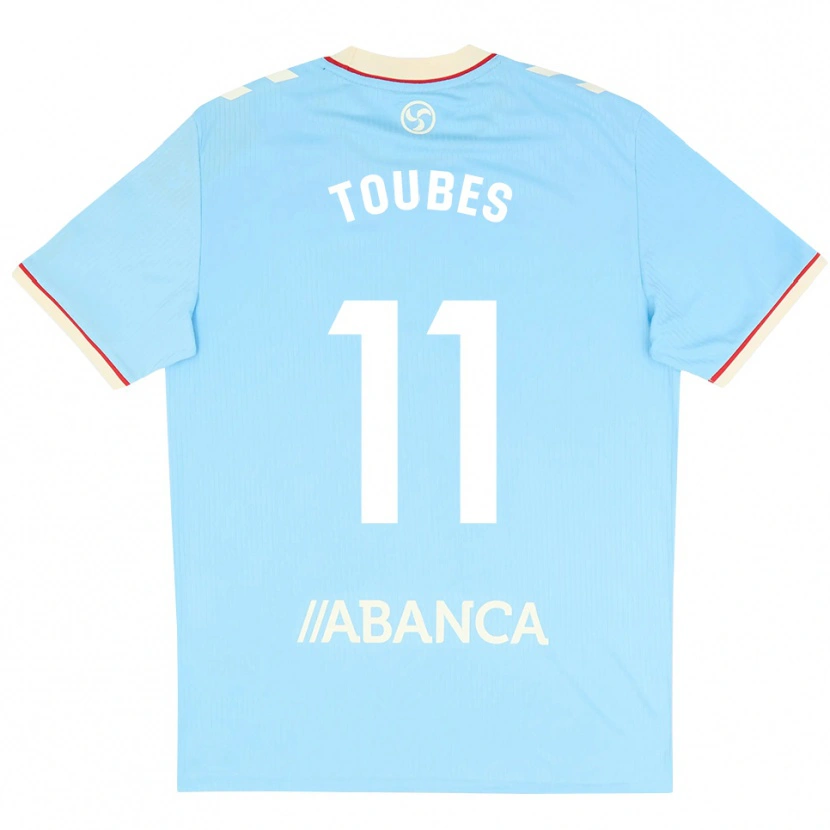 Danxen Heren Ana Toubes #11 Hemelsblauw Wit Rood Thuisshirt Thuistenue 2026/27 T-Shirt België
