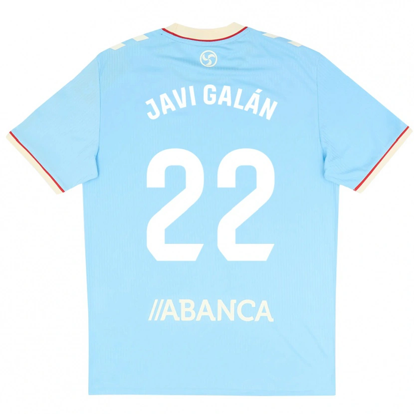 Danxen Heren Javi Galán #22 Hemelsblauw Wit Rood Thuisshirt Thuistenue 2026/27 T-Shirt België