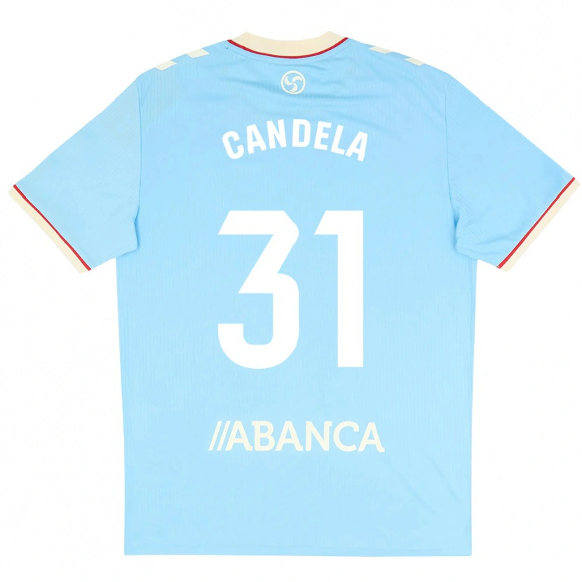 Danxen Heren Candela Rodríguez #31 Hemelsblauw Wit Rood Thuisshirt Thuistenue 2026/27 T-Shirt België