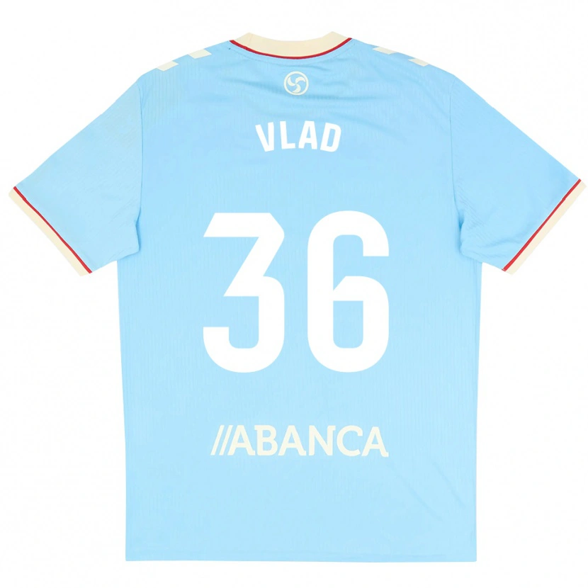 Danxen Heren Vladimir Henrique Silva #36 Hemelsblauw Wit Rood Thuisshirt Thuistenue 2026/27 T-Shirt België