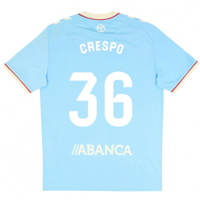 Danxen Heren Yoel Crespo #36 Hemelsblauw Wit Rood Thuisshirt Thuistenue 2026/27 T-Shirt België
