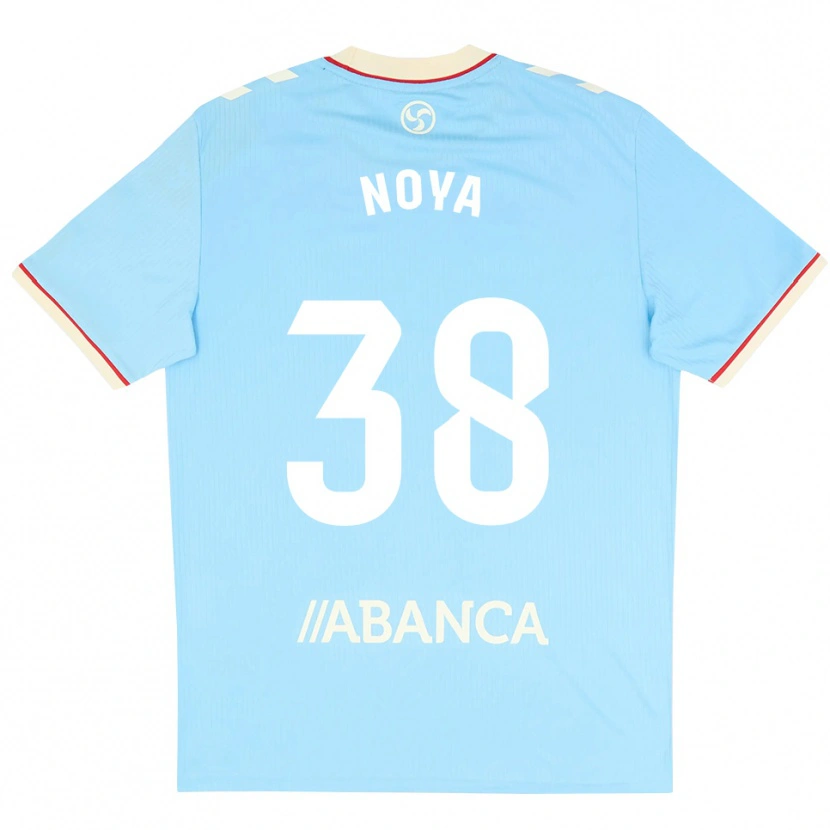 Danxen Heren Dani Noya #38 Hemelsblauw Wit Rood Thuisshirt Thuistenue 2026/27 T-Shirt België