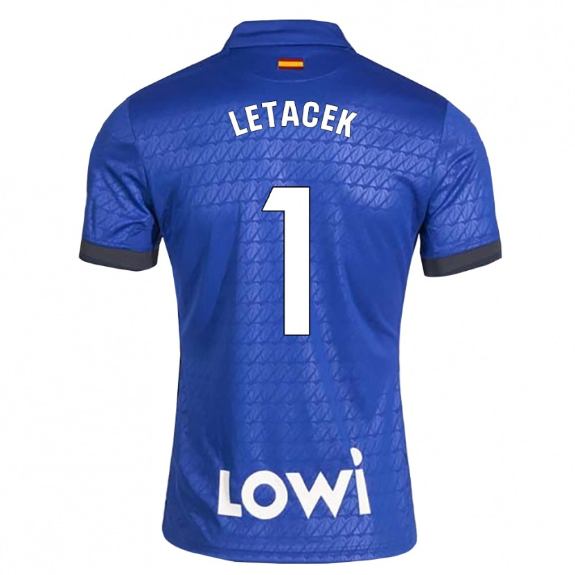 Danxen Heren Jiri Letacek #1 Blauw Wit Zwart Thuisshirt Thuistenue 2026/27 T-Shirt België