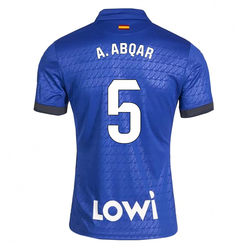 Danxen Heren Abdel Abqar #5 Blauw Wit Zwart Thuisshirt Thuistenue 2026/27 T-Shirt België