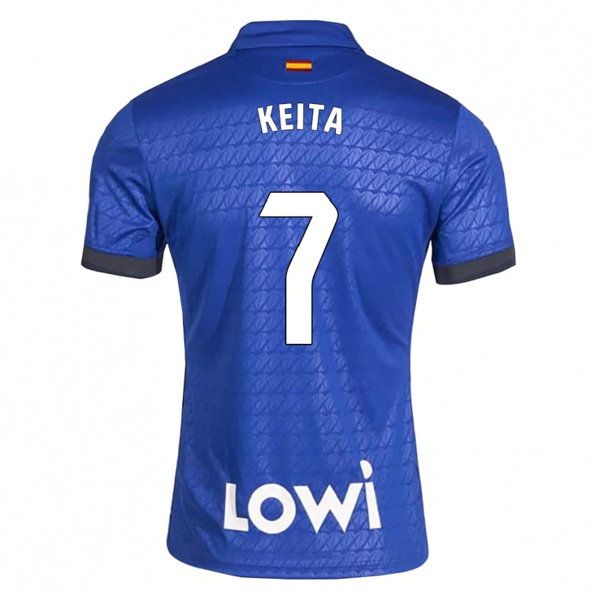 Danxen Heren Abdoulaye Keita #7 Blauw Wit Zwart Thuisshirt Thuistenue 2026/27 T-Shirt België