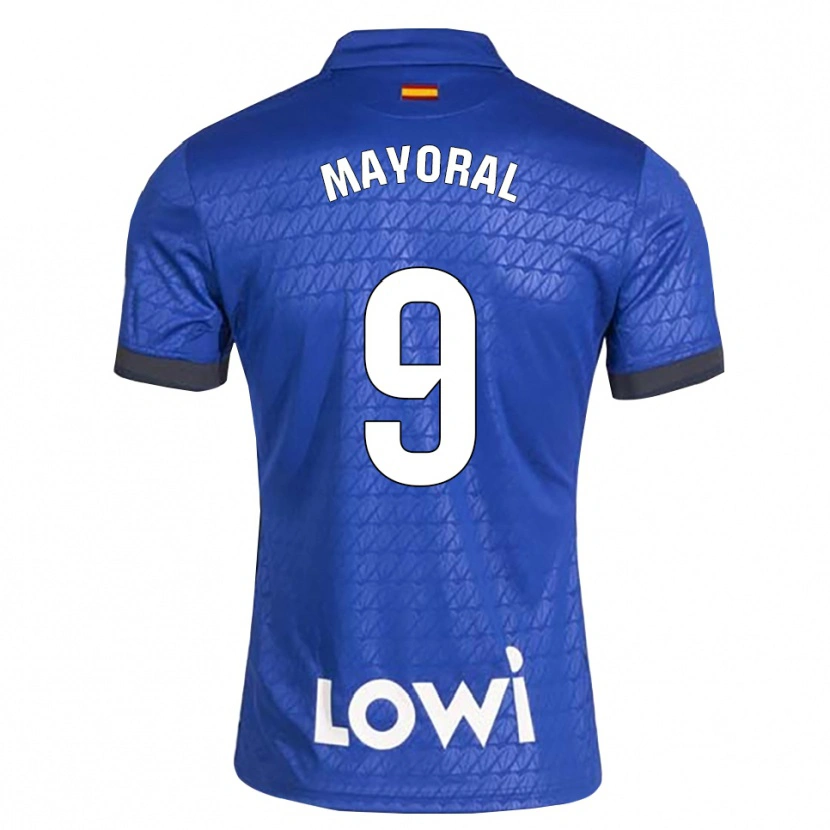Danxen Heren Borja Mayoral #9 Blauw Wit Zwart Thuisshirt Thuistenue 2026/27 T-Shirt België
