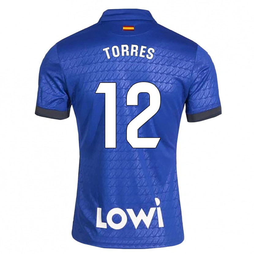 Danxen Heren Rubén Torres #12 Blauw Wit Zwart Thuisshirt Thuistenue 2026/27 T-Shirt België