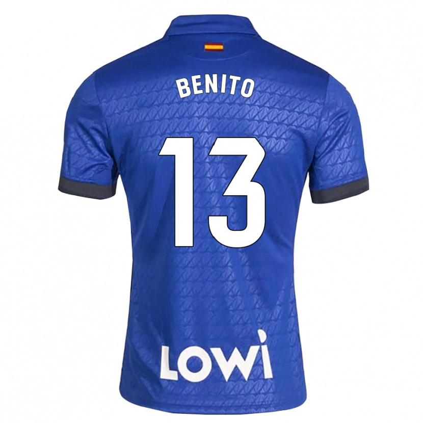 Danxen Heren Jorge Benito #13 Blauw Wit Zwart Thuisshirt Thuistenue 2026/27 T-Shirt België