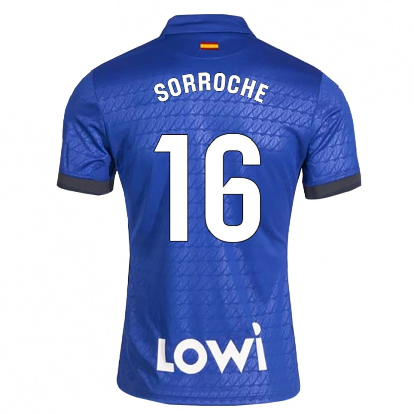 Danxen Heren Ginés Sorroche #16 Blauw Wit Zwart Thuisshirt Thuistenue 2026/27 T-Shirt België