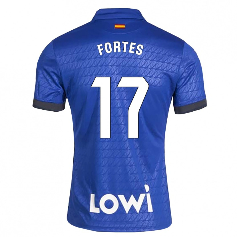 Danxen Heren Joel Fortes #17 Blauw Wit Zwart Thuisshirt Thuistenue 2026/27 T-Shirt België
