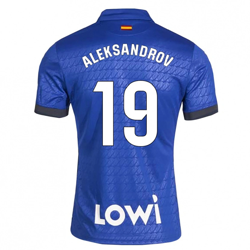 Danxen Heren Mykyta Aleksandrov #19 Blauw Wit Zwart Thuisshirt Thuistenue 2026/27 T-Shirt België