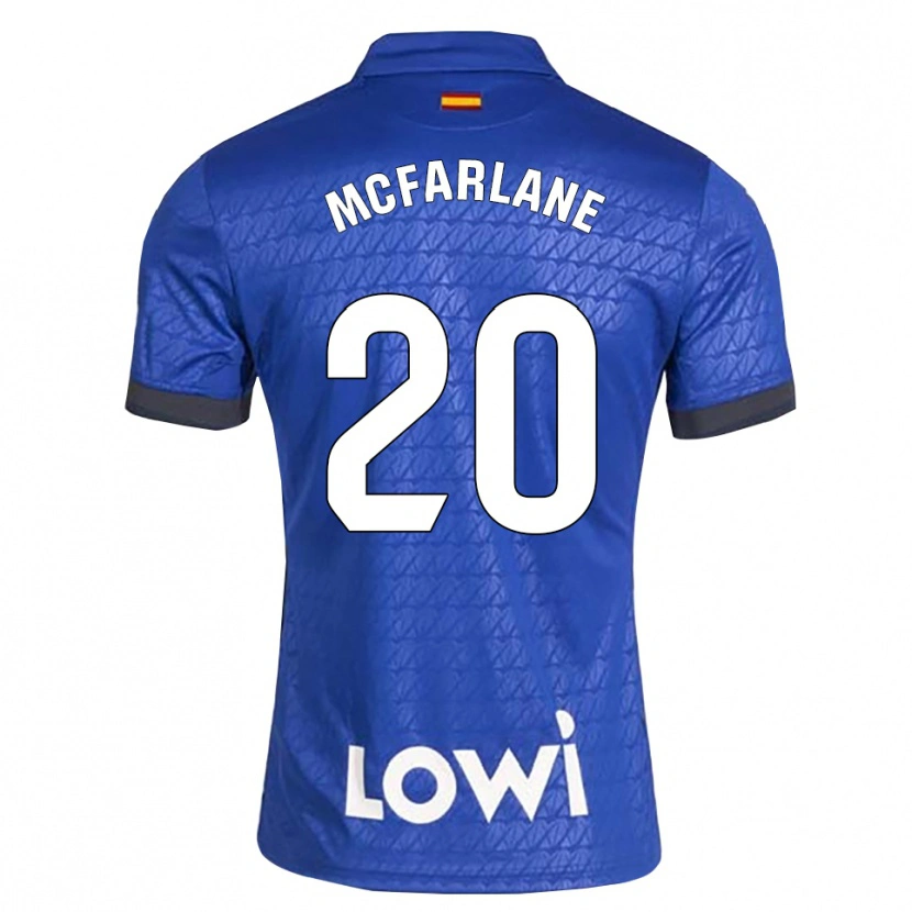 Danxen Heren Ayden Mcfarlane #20 Blauw Wit Zwart Thuisshirt Thuistenue 2026/27 T-Shirt België