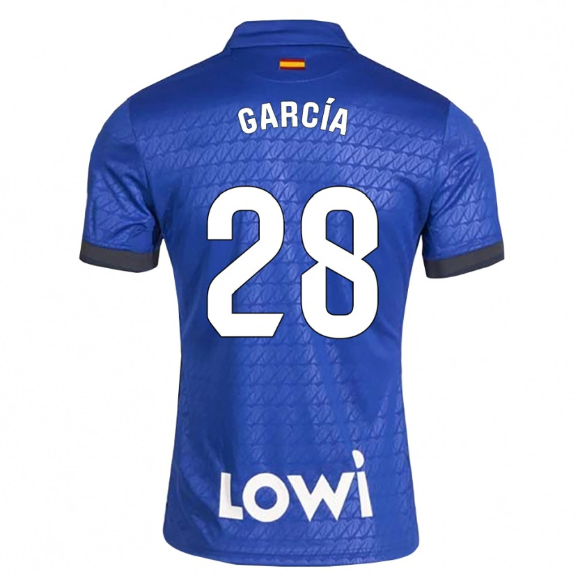Danxen Heren Hugo García #28 Blauw Wit Zwart Thuisshirt Thuistenue 2026/27 T-Shirt België