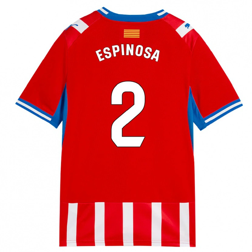 Danxen Heren Bernardo Espinosa #2 Rood Wit Hemelsblauw Thuisshirt Thuistenue 2026/27 T-Shirt België
