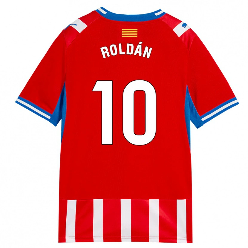 Danxen Heren Marcos Roldán #10 Rood Wit Hemelsblauw Thuisshirt Thuistenue 2026/27 T-Shirt België