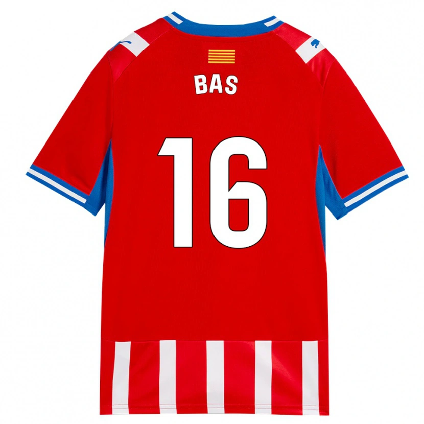 Danxen Heren Jordi Bas #16 Rood Wit Hemelsblauw Thuisshirt Thuistenue 2026/27 T-Shirt België
