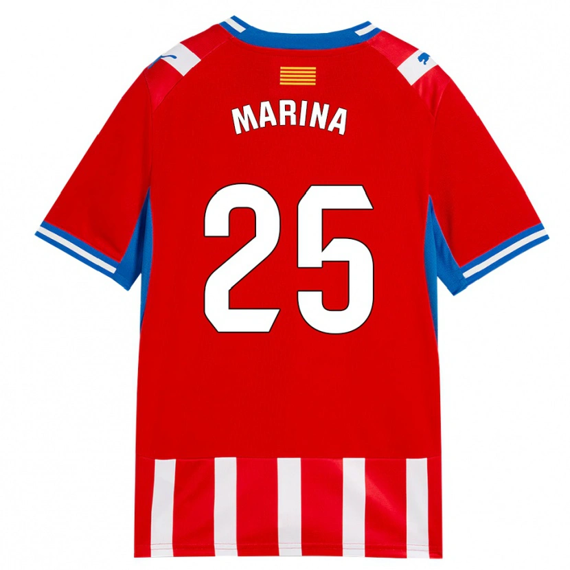 Danxen Heren Sergi Marina #25 Rood Wit Hemelsblauw Thuisshirt Thuistenue 2026/27 T-Shirt België