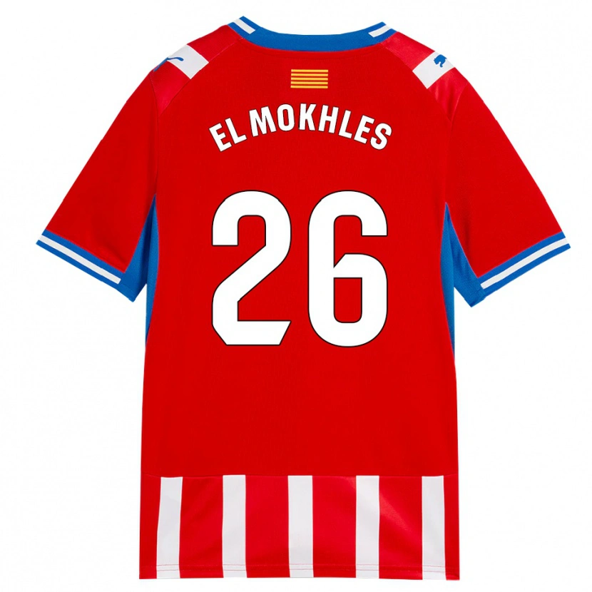 Danxen Heren Adam El Mokhles #26 Rood Wit Hemelsblauw Thuisshirt Thuistenue 2026/27 T-Shirt België