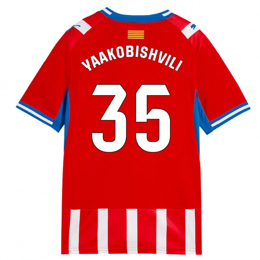 Danxen Heren Antal Yaakobishvili #35 Rood Wit Hemelsblauw Thuisshirt Thuistenue 2026/27 T-Shirt België