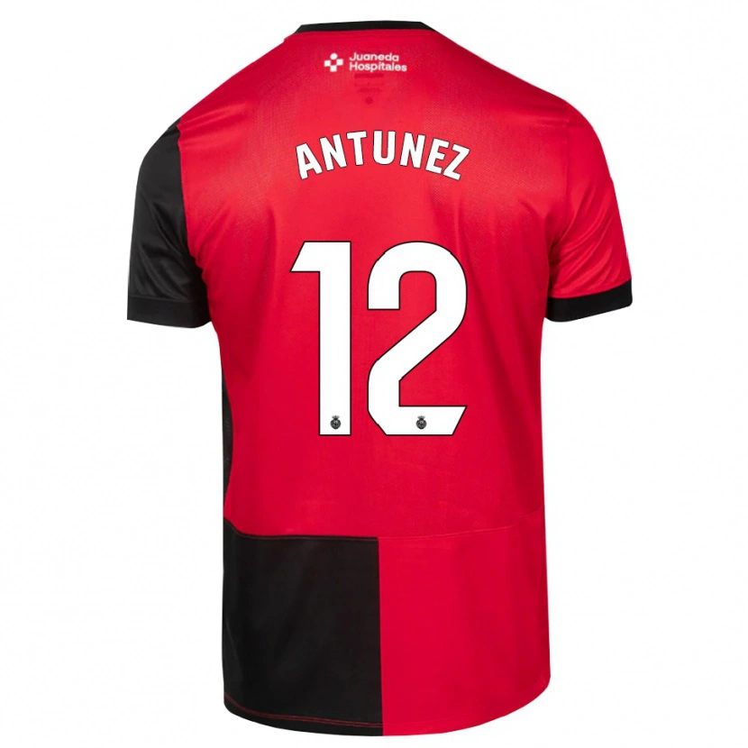 Danxen Heren Yahir Antúnez #12 Zwart Rood Wit Thuisshirt Thuistenue 2026/27 T-Shirt België