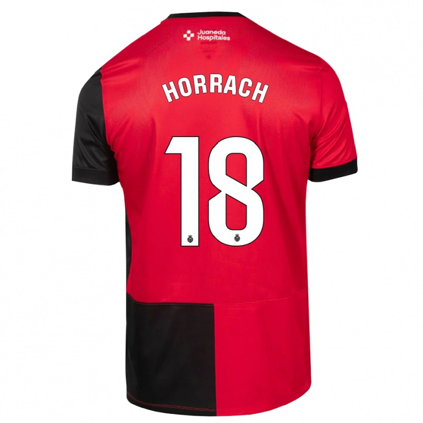 Danxen Heren Barto Horrach #18 Zwart Rood Wit Thuisshirt Thuistenue 2026/27 T-Shirt België