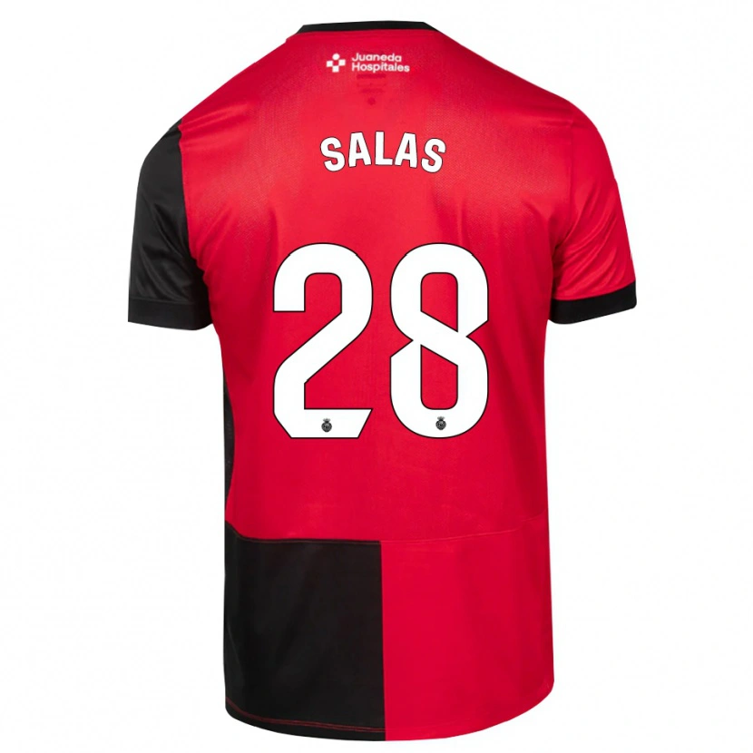 Danxen Heren Jan Salas #28 Zwart Rood Wit Thuisshirt Thuistenue 2026/27 T-Shirt België