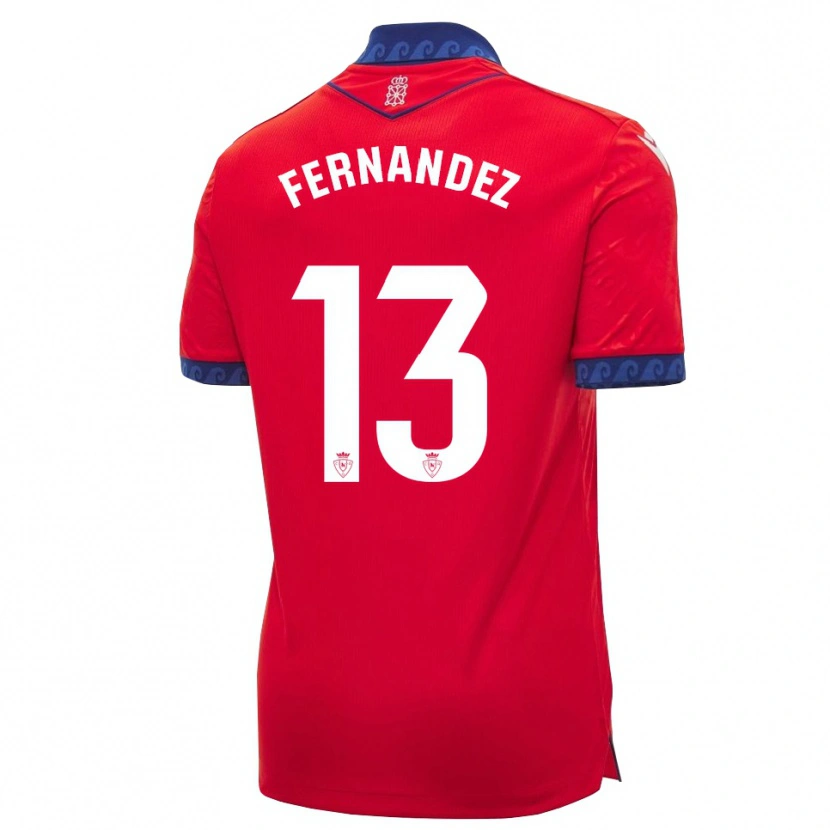 Danxen Heren Aitor Fernández #13 Rood Marineblauw Wit Thuisshirt Thuistenue 2026/27 T-Shirt België
