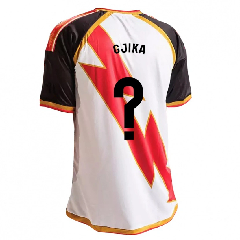 Danxen Heren Elidon Gjika #0 Zwart Rood Wit Goud Thuisshirt Thuistenue 2026/27 T-Shirt België