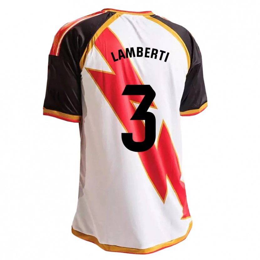 Danxen Heren Luca Lamberti #3 Zwart Rood Wit Goud Thuisshirt Thuistenue 2026/27 T-Shirt België