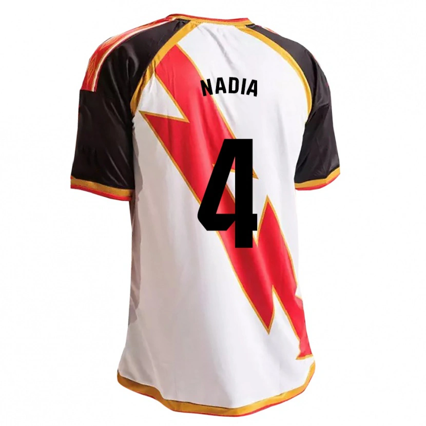 Danxen Heren Nadia Dopico Díaz #4 Zwart Rood Wit Goud Thuisshirt Thuistenue 2026/27 T-Shirt België