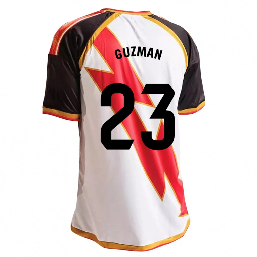 Danxen Heren Miguel Guzmán #23 Zwart Rood Wit Goud Thuisshirt Thuistenue 2026/27 T-Shirt België
