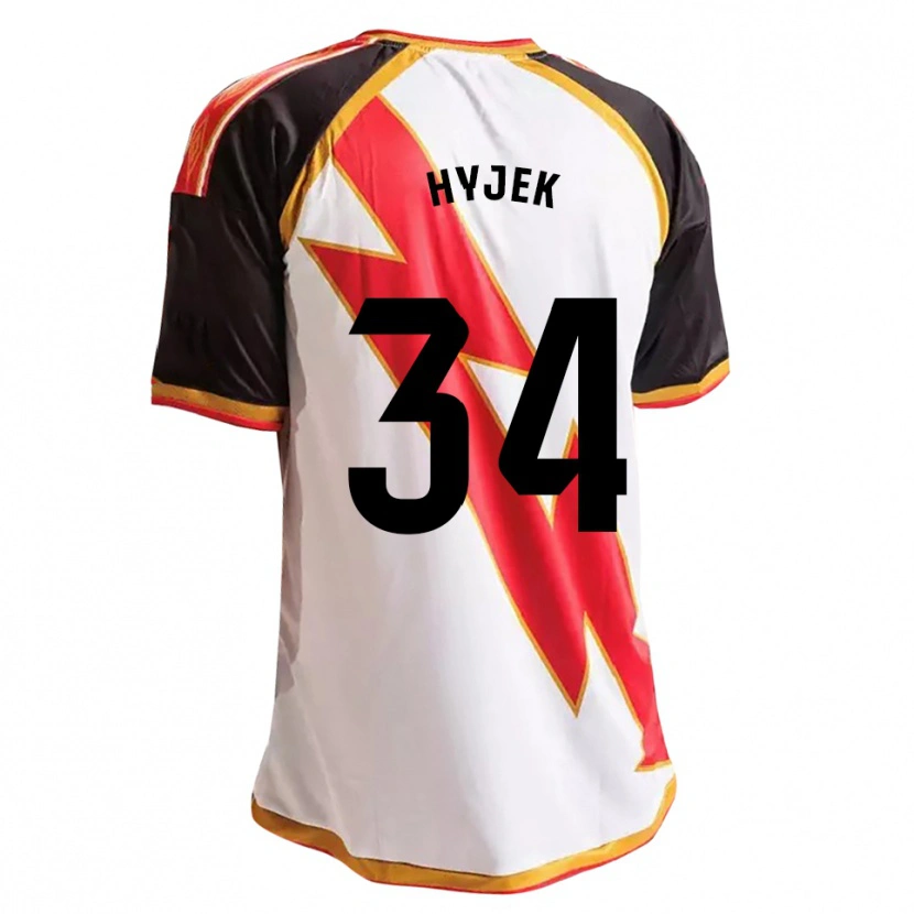 Danxen Heren David Hyjek #34 Zwart Rood Wit Goud Thuisshirt Thuistenue 2026/27 T-Shirt België