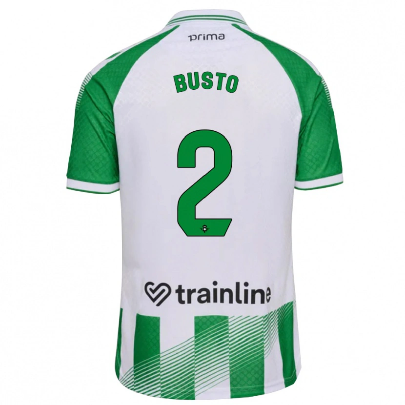 Danxen Heren Pablo Busto #2 Lichtgroen Zwart Wit Thuisshirt Thuistenue 2026/27 T-Shirt België