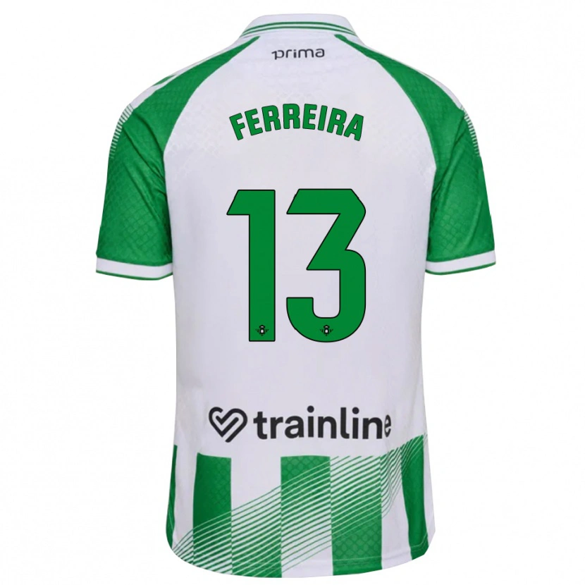 Danxen Heren Kilian Ferreira #13 Lichtgroen Zwart Wit Thuisshirt Thuistenue 2026/27 T-Shirt België